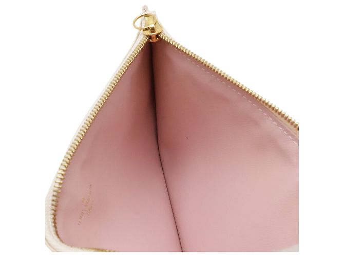 Pochette Félicie Borsa a tracolla Pochette Felicie Damier Azur Louis Vuitton Crudo - vista 9