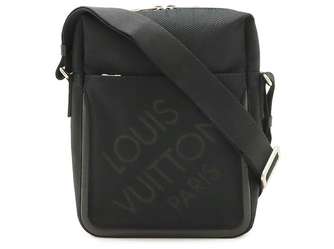 Borsa a tracolla Louis Vuitton Damier Geant Citadin Nero - vista 2