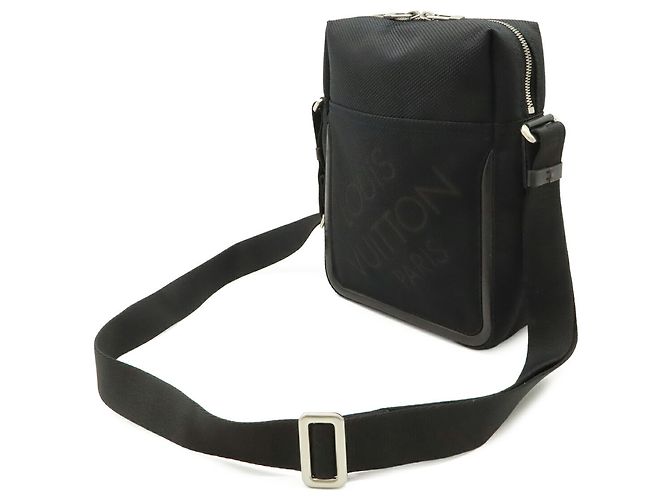 Borsa a tracolla Louis Vuitton Damier Geant Citadin Nero - vista 3