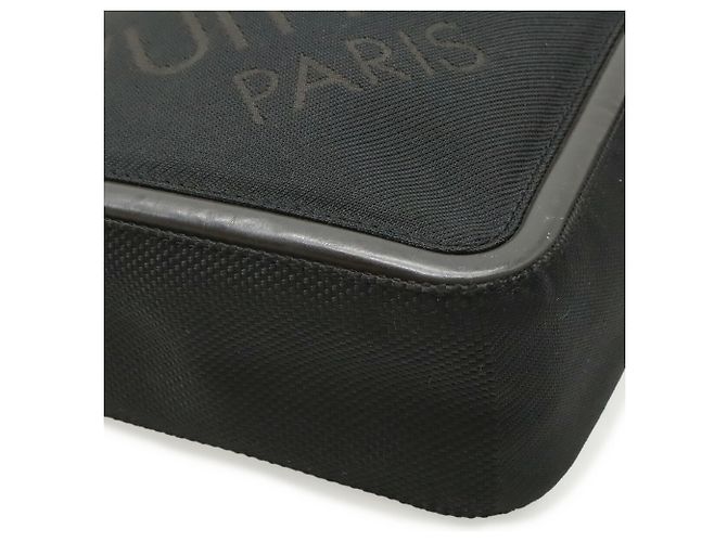 Borsa a tracolla Louis Vuitton Damier Geant Citadin Nero - vista 4