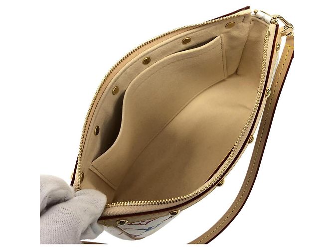 Louis Vuitton Pochette Accessoires Multicolor Bianco - vista 6