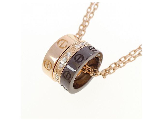 Collana Cartier Love Three Hoop - vista 3