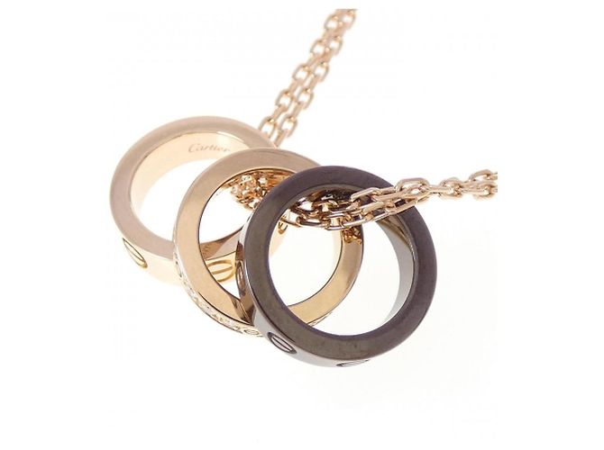 Collana Cartier Love Three Hoop - vista 4