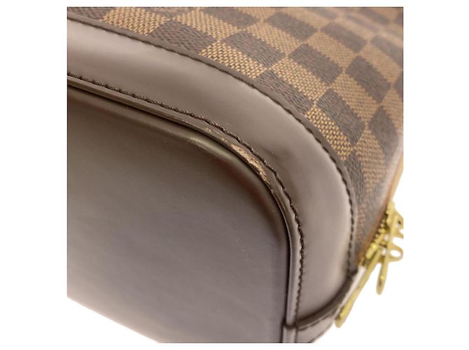 Borsa Louis Vuitton Damier Alma PM Damier ebene - vista 3