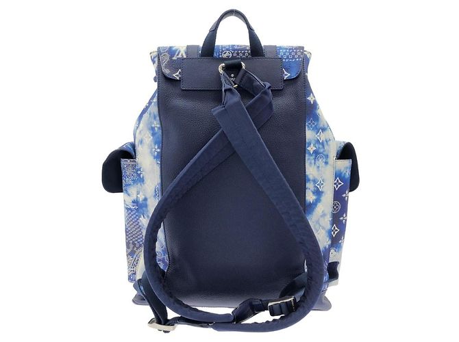 Bolso Louis Vuitton Monogram Bandana Christopher PM Azul - vista 2