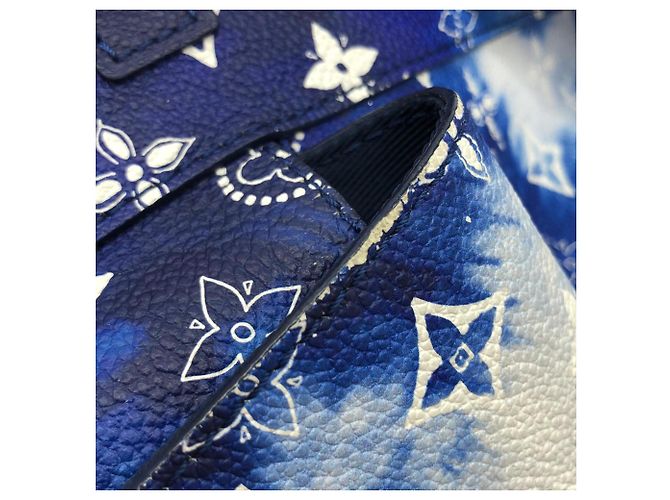 Bolso Louis Vuitton Monogram Bandana Christopher PM Azul - vista 5