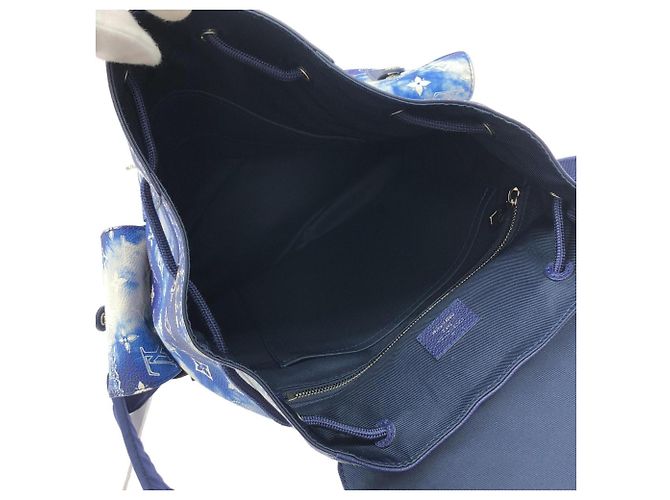 Bolso Louis Vuitton Monogram Bandana Christopher PM Azul - vista 9