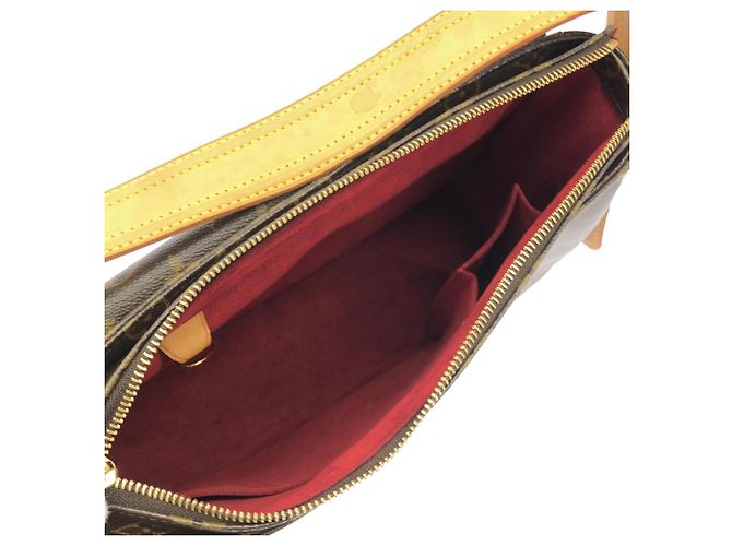 Borsa a Spalla Louis Vuitton Monogram Viva Cite GM Marrone - vista 8