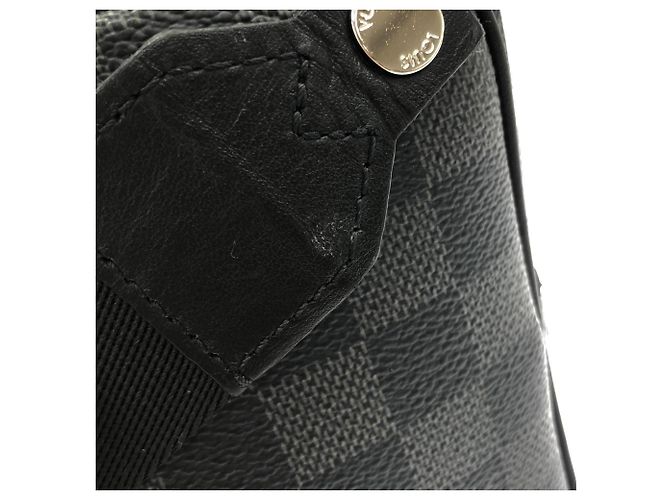 Borsa a tracolla Louis Vuitton Damier Graphite Scott Damier ebene - vista 5