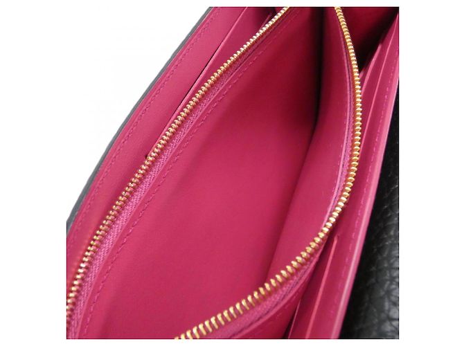 Cartera Capucines en cuero Taurillon Louis Vuitton Negro - vista 6