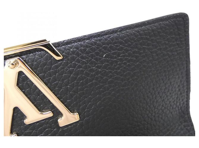 Cartera Capucines en cuero Taurillon Louis Vuitton Negro - vista 7