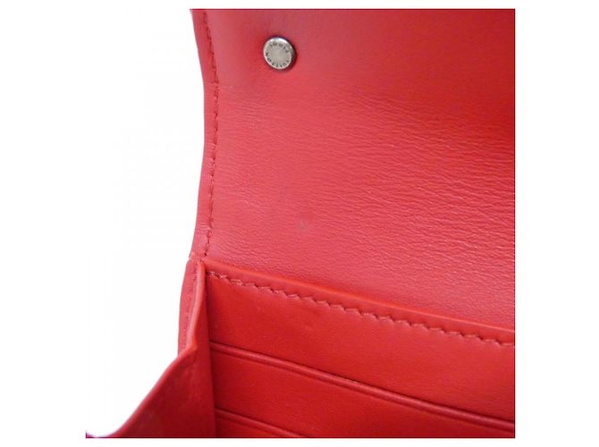 Louis Vuitton Rouge Lederlanger Geldbeutel Rot - Ansicht 7