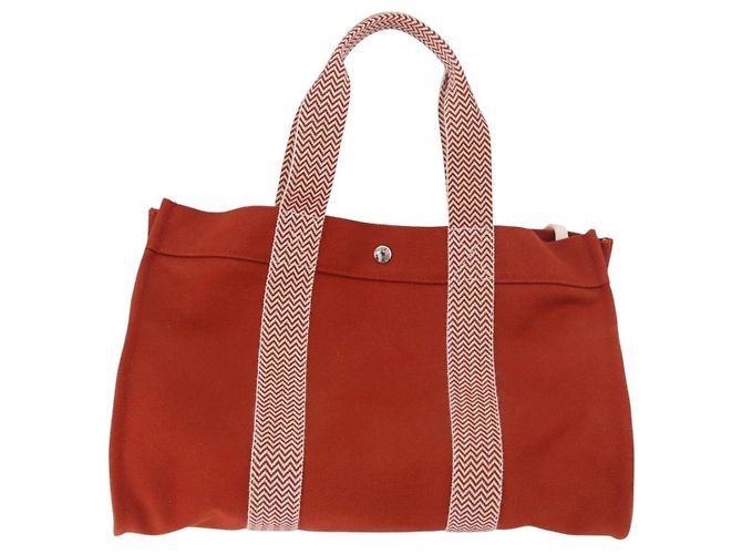 Hermès Cannes Tote Canvas MM Orange - Ansicht 2