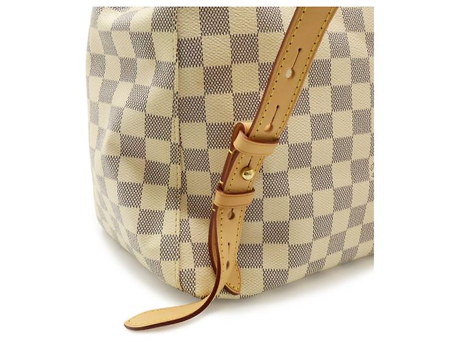 Zaino/Borsa a tracolla Louis Vuitton Damier Azur Speron Crudo - vista 6