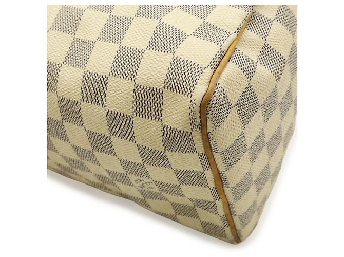 Borsa Louis Vuitton Damier Azur Speedy 25 Crudo - vista 4