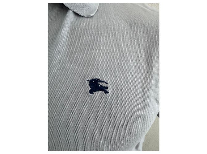 Polo Burberry de algodón azul claro - vista 2