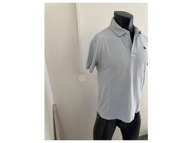 Polo Burberry de algodón azul claro - vista 5