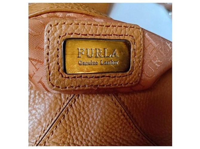 Furla Borsa Hobo in Pelle Tan Marrone - vista 3