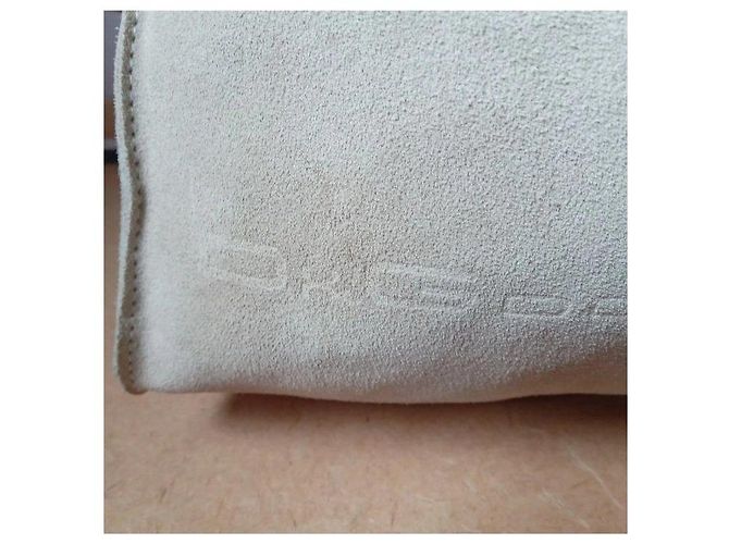 Dolce & Gabbana Borsa a tracolla in pelle scamosciata beige - vista 11