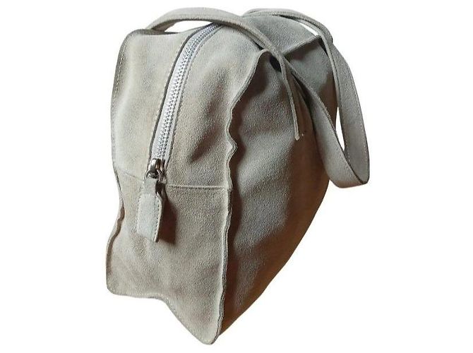 Dolce & Gabbana Borsa a tracolla in pelle scamosciata beige - vista 4