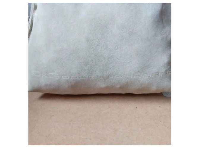 Dolce & Gabbana Borsa a tracolla in pelle scamosciata beige - vista 5