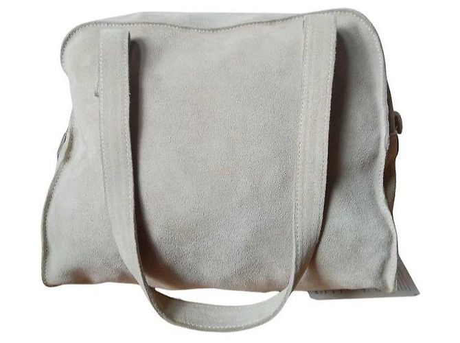 Dolce & Gabbana Borsa a tracolla in pelle scamosciata beige - vista 7