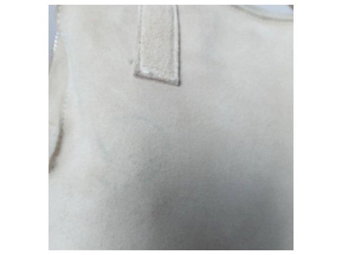 Dolce & Gabbana Borsa a tracolla in pelle scamosciata beige - vista 8