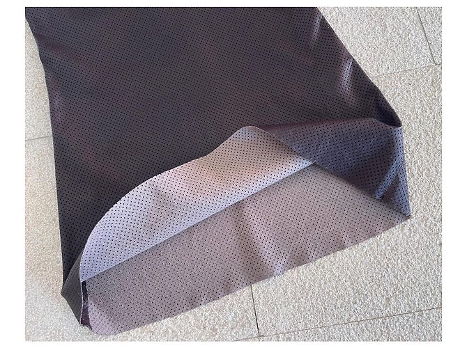 Top tank Stouls de cuero perforado marrón chocolate, T. S Marrón oscuro - vista 5