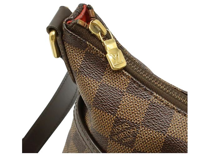 Borsa a Spalla Louis Vuitton Damier Bloomsbury PM Marrone Damier ebene - vista 9