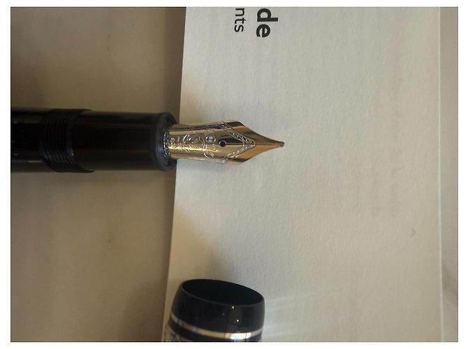 Montblanc Meisterstück LeGrand Platiné Stylo Plume MB132443 Noir - vue 7