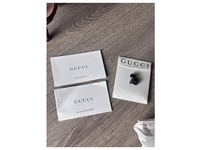 Gucci Décolleté Slingback in velluto bordeaux Bordò - vista 14