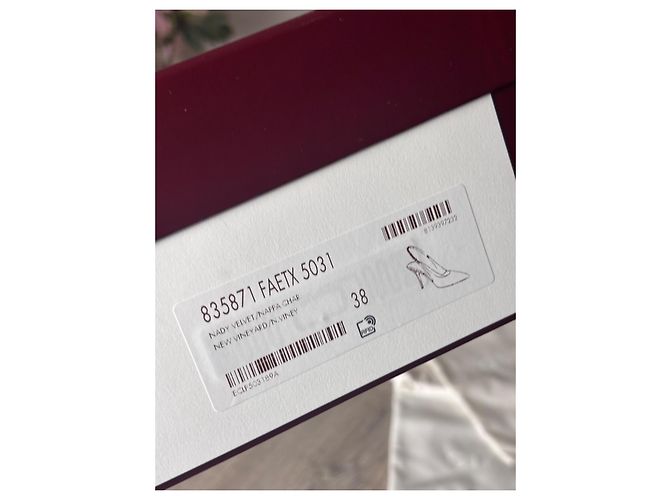 Gucci Décolleté Slingback in velluto bordeaux Bordò - vista 16