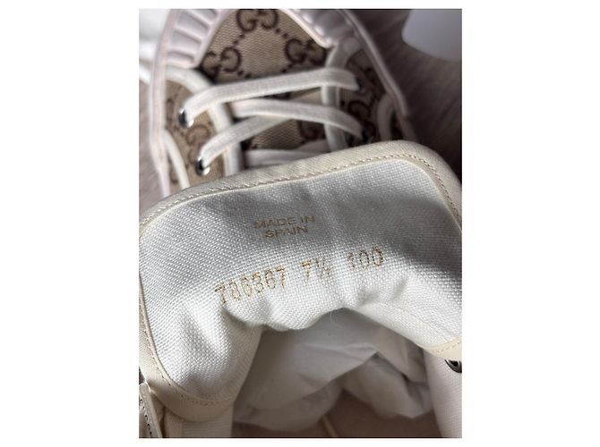 Gucci Sneakers Alte GG Supreme in Tela - vista 12