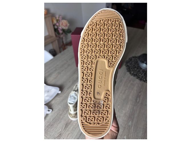 Gucci Sneakers Alte GG Supreme in Tela - vista 8
