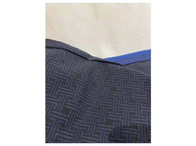 Lanvin Pantaloni Jogging Monogram Blu Navy Blu scuro - vista 3