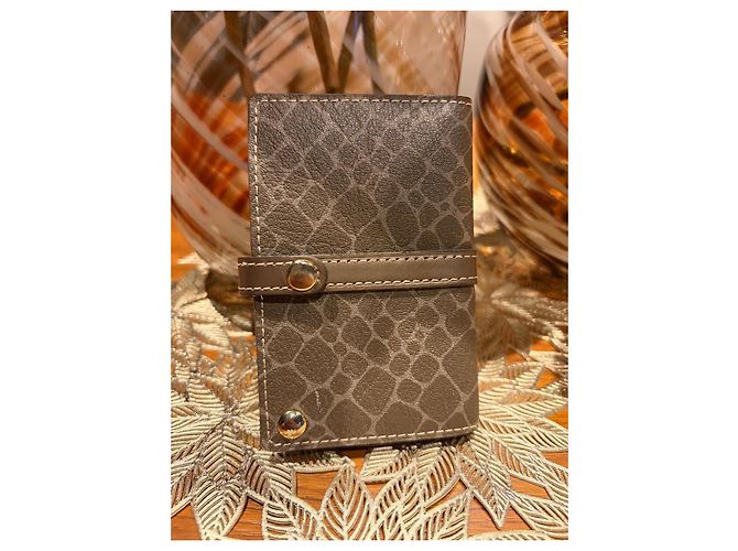 Nina Ricci Tarjetero de cuero marrón Castaño - vista 4