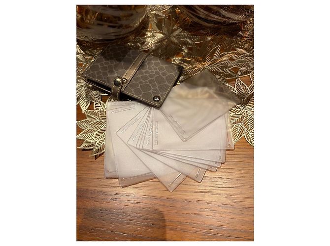 Nina Ricci Tarjetero de cuero marrón Castaño - vista 9