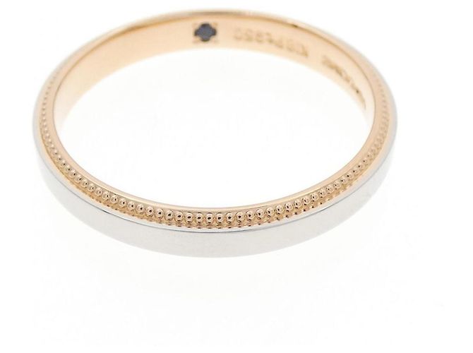 Autre Marque Vendome Au750 Pink Gold Platinum Ring Golden - view 2