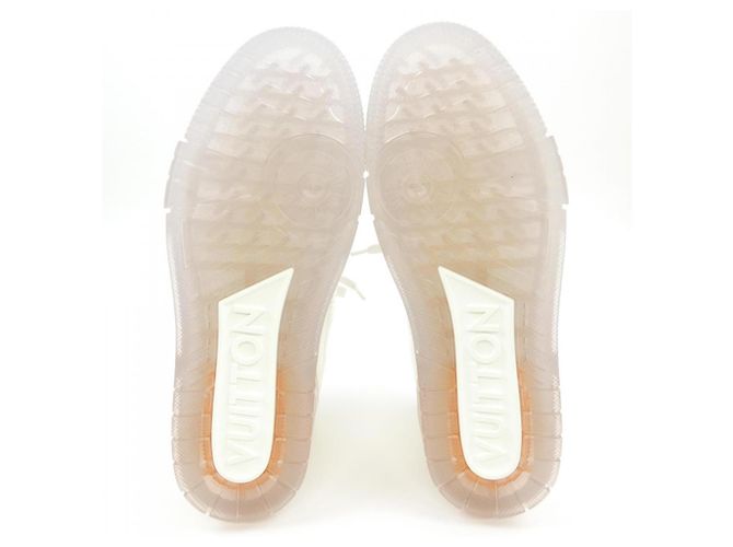 Sneakers Louis Vuitton LV Trainer Line Clear Bianco - vista 4