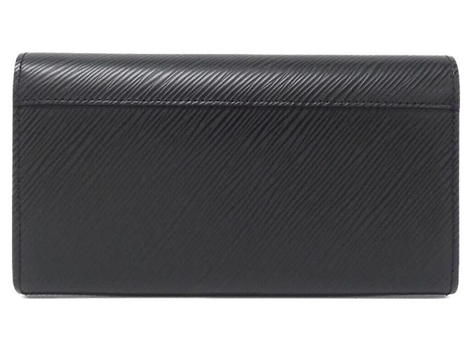 Twist Louis Vuitton Epi Leder langer Bifold Wallet Schwarz - Ansicht 2