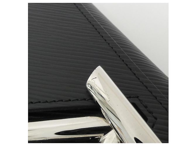 Twist Louis Vuitton Epi Leder langer Bifold Wallet Schwarz - Ansicht 3