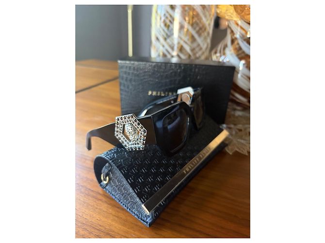 Occhiali da sole Philipp Plein SPP103S - Nero Lucido - vista 3