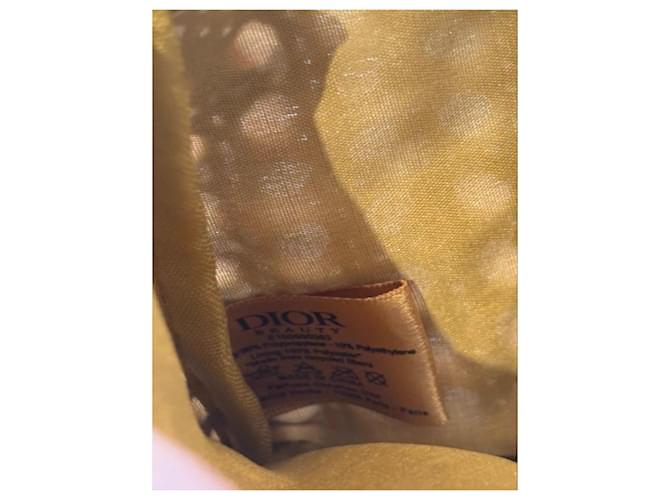 Dior Stroh-Pochette mit Logo Beige - Ansicht 4