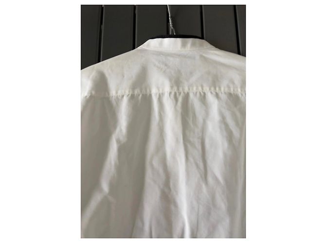 The Kooples Camicia bianca con colletto mao e bottoni a teschio Bianco - vista 8