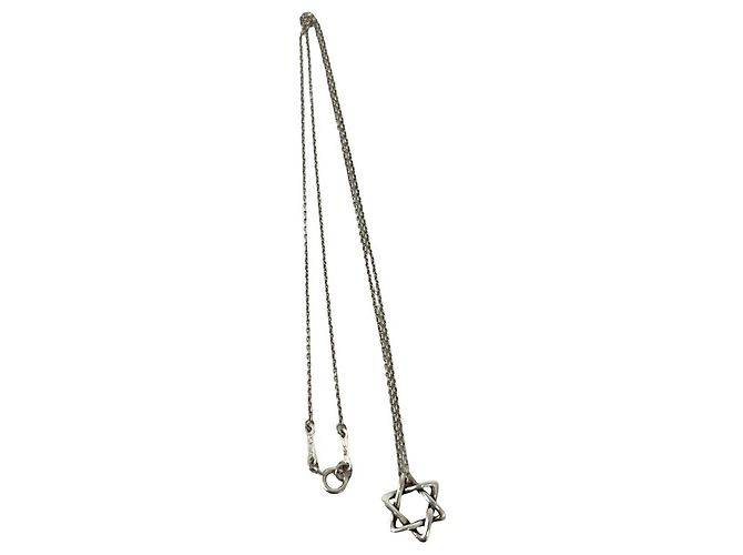 Collana Tiffany & Co. Vintage Star of David Argento - vista 5