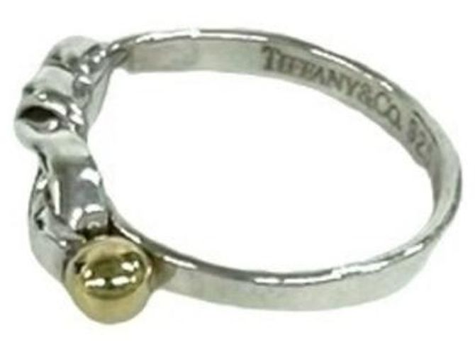 Tiffany & Co Tiffany Hook & Eye Love Knot Ring Silber Golden - Ansicht 4