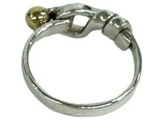 Tiffany & Co Tiffany Hook & Eye Love Knot Ring Silber Golden - Ansicht 6