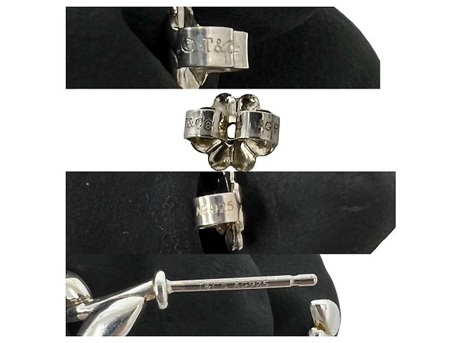 Tiffany & Co Tiffany Vintage Leaf Ohrringe Silber - Ansicht 3