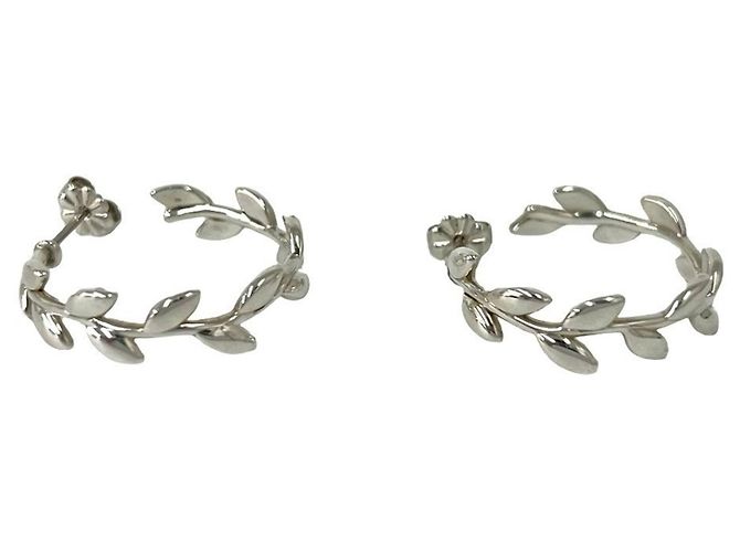 Tiffany & Co Tiffany Vintage Leaf Ohrringe Silber - Ansicht 4