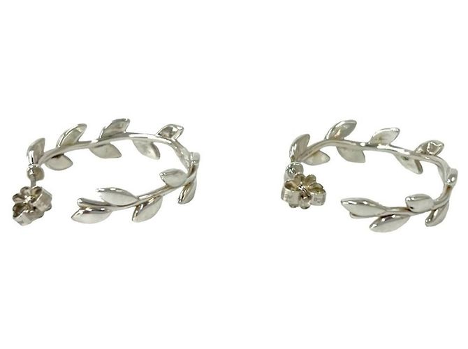 Tiffany & Co Tiffany Vintage Leaf Ohrringe Silber - Ansicht 5